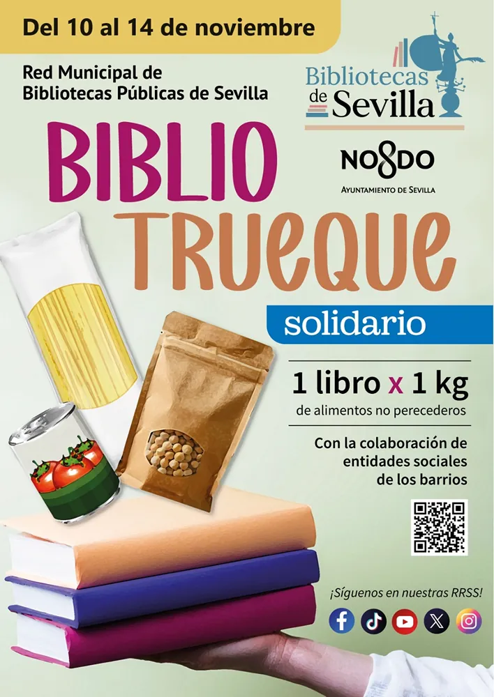 biblioteca entrega un libro