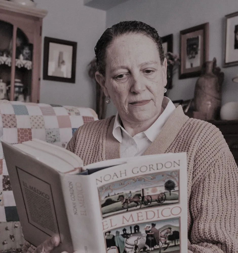 Club de lectura de adultos.