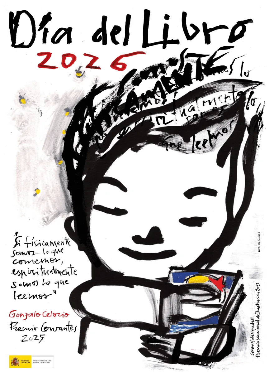 dia del libro cartel linea med castellano